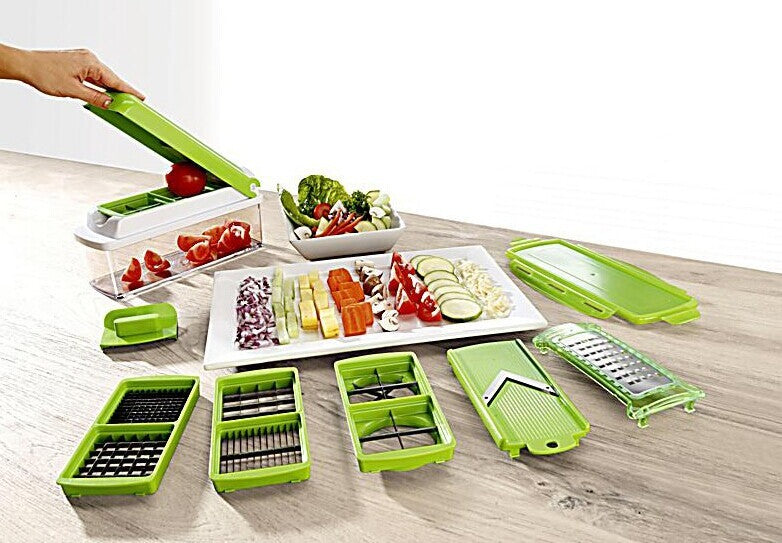 12pcs Multifunctional Vegetable Chopper Handle