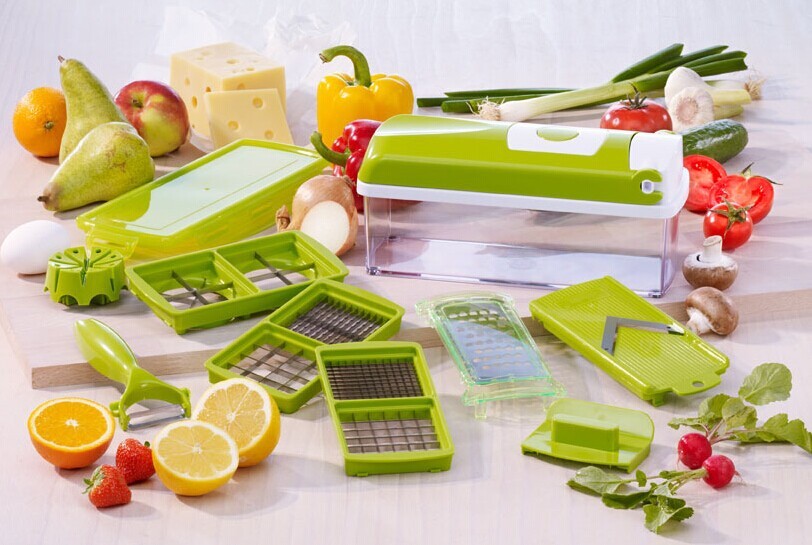 12pcs Multifunctional Vegetable Chopper Handle