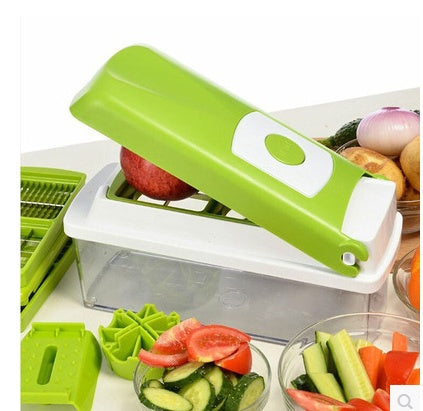 12pcs Multifunctional Vegetable Chopper Handle