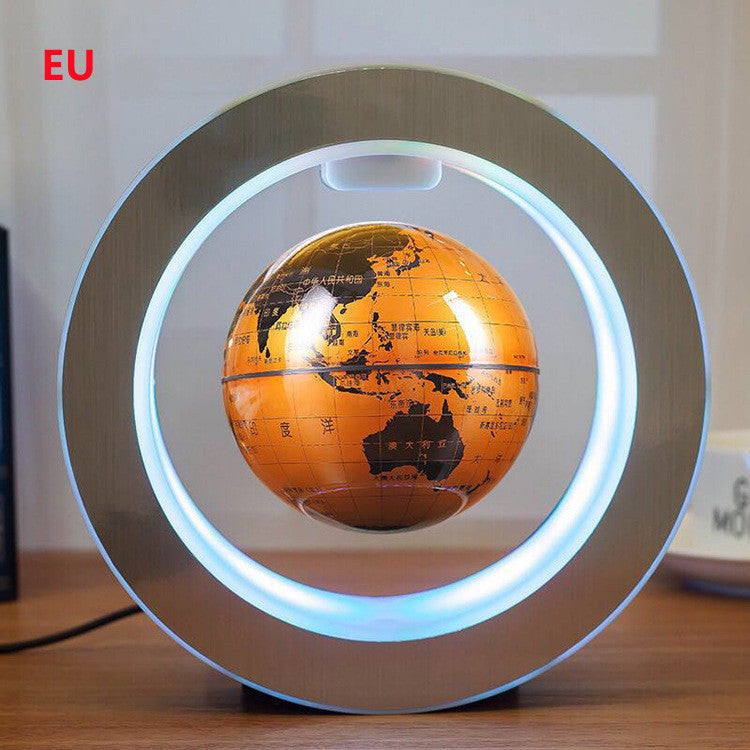 Senders Floating Globe With LED Lights Magnetic Levitation Floating Globe World Map for Desk Decoration