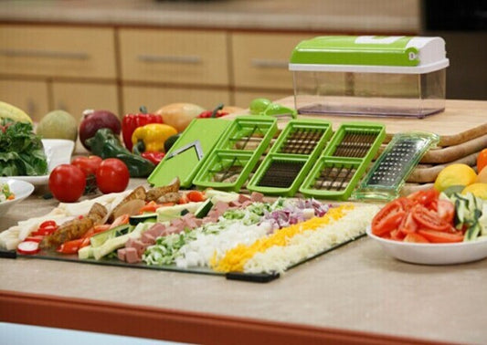 12pcs Multifunctional Vegetable Chopper Handle