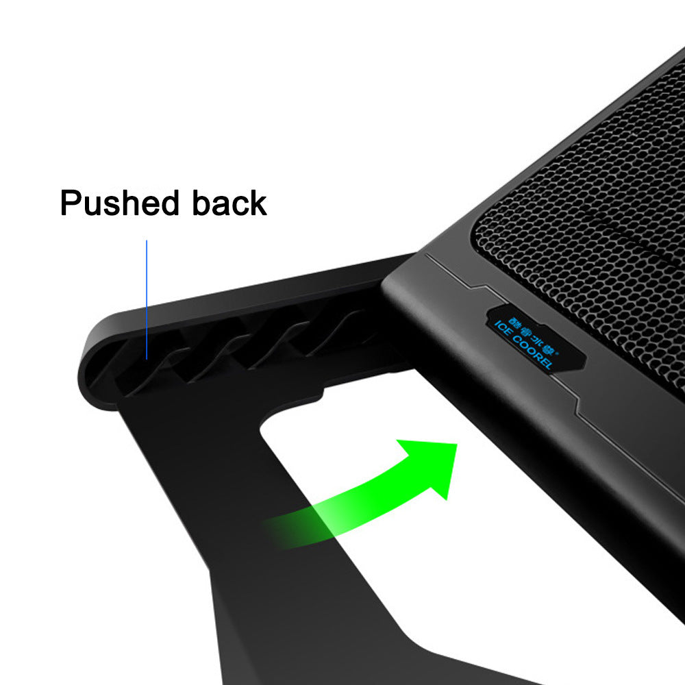 Laptop Cooling Pad, Laptop Cooler with 6 Quiet Led Fans for 15.6-17 Inch Laptop Cooling Fan Stand,Switch Control Fan Speed Function