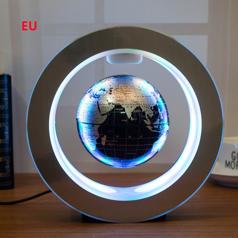 Senders Floating Globe With LED Lights Magnetic Levitation Floating Globe World Map for Desk Decoration