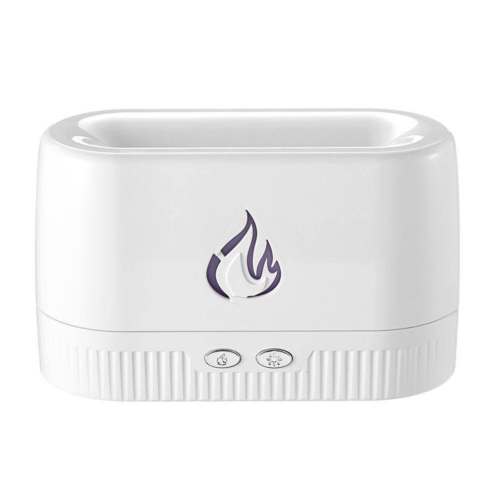 Flame Aroma Diffuser,Fragrance Essential Oil Diffuser Humidifier,Aroma Diffuser Humidifier with 3D Flame Night Light 200mL for Bedroom, Home and Office