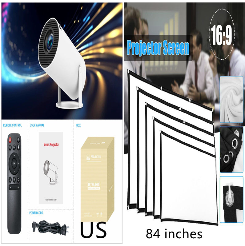HY300 Pro Projector Home Theater Entertainment Portable 4K