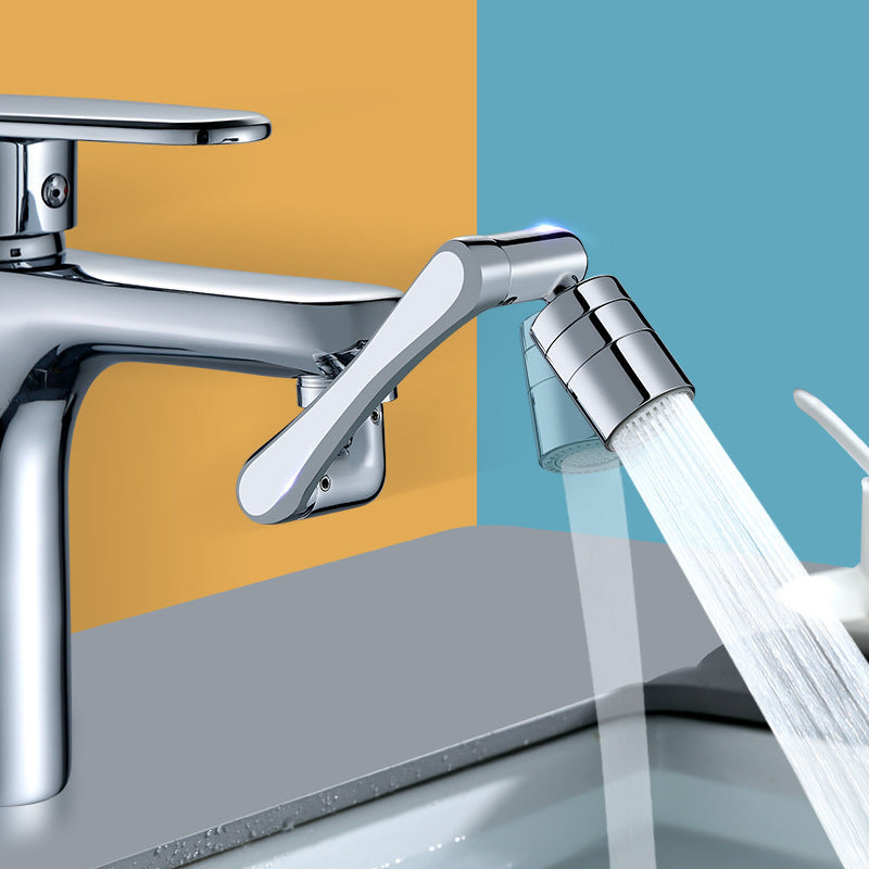 Rotating Water Bubbler Extension Noise Splash-Proof Faucet Extender, 1080° Large-Angle Rotating Robotic Arm