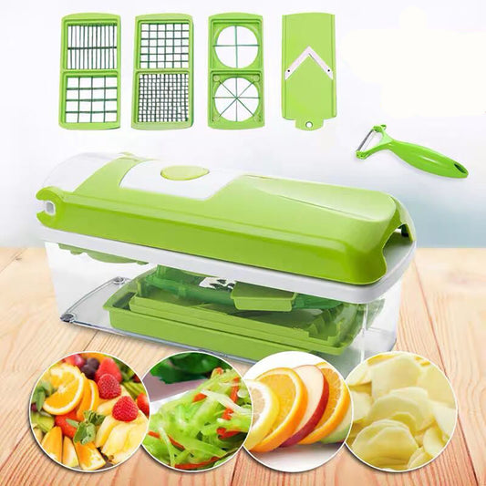 12pcs Multifunctional Vegetable Chopper Handle