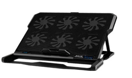 Laptop Cooling Pad, Laptop Cooler with 6 Quiet Led Fans for 15.6-17 Inch Laptop Cooling Fan Stand,Switch Control Fan Speed Function