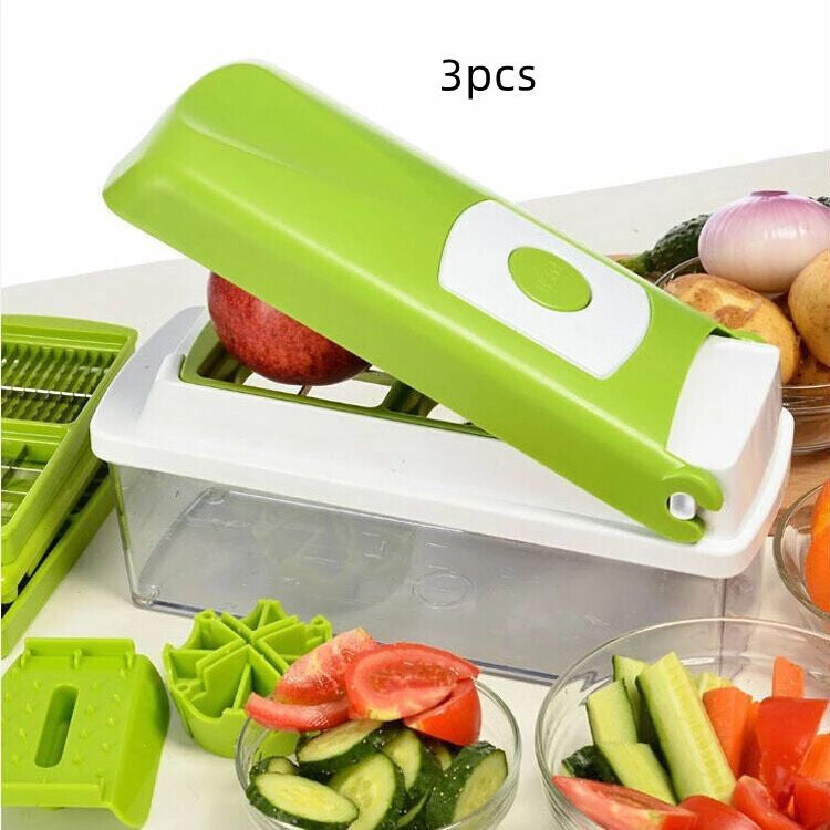 12pcs Multifunctional Vegetable Chopper Handle
