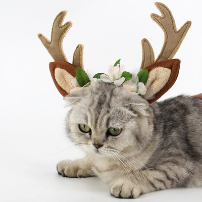 Christmas Pet Cat Dog Hat