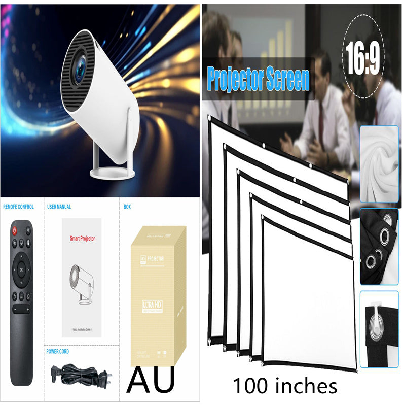 HY300 Pro Projector Home Theater Entertainment Portable 4K