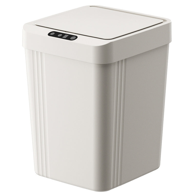 Kitchen Trash Can Waterproof Automatic Smart Induction With Lid