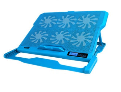 Laptop Cooling Pad, Laptop Cooler with 6 Quiet Led Fans for 15.6-17 Inch Laptop Cooling Fan Stand,Switch Control Fan Speed Function