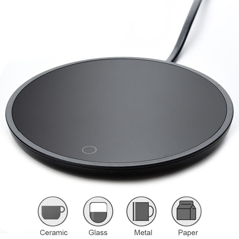 GARMEE Mug Warmer Coffee Warmer - Cup Warmer with 2 Temperature Settings Smart Tea Warmer Portable Beverage Warmer Drink Warmer for Office丨Desk丨Cocoa丨Coffee丨Tea丨Milk丨Hot Drinks（Excluding Cup）