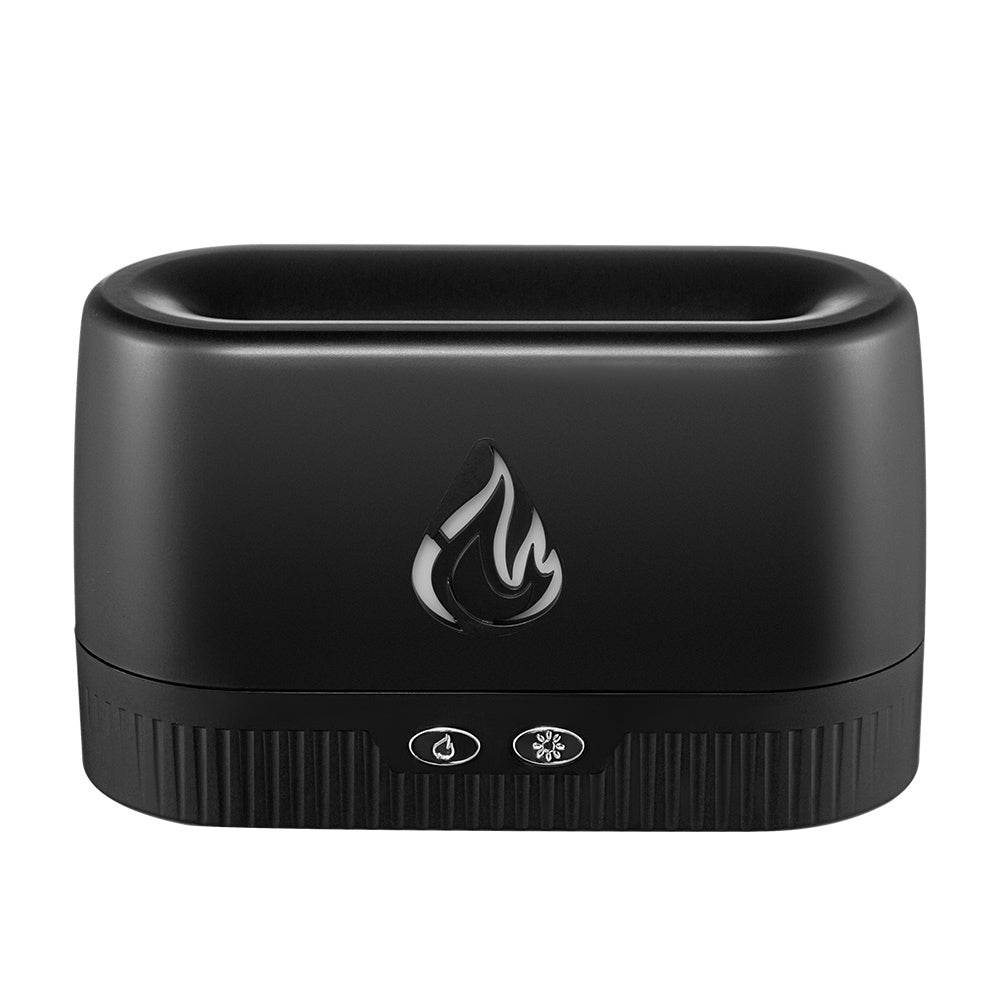 Flame Aroma Diffuser,Fragrance Essential Oil Diffuser Humidifier,Aroma Diffuser Humidifier with 3D Flame Night Light 200mL for Bedroom, Home and Office