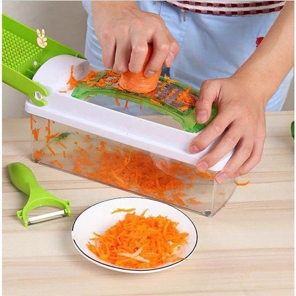 12pcs Multifunctional Vegetable Chopper Handle