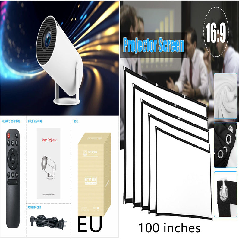HY300 Pro Projector Home Theater Entertainment Portable 4K