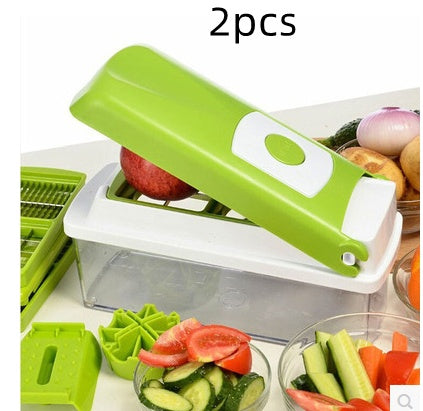 12pcs Multifunctional Vegetable Chopper Handle