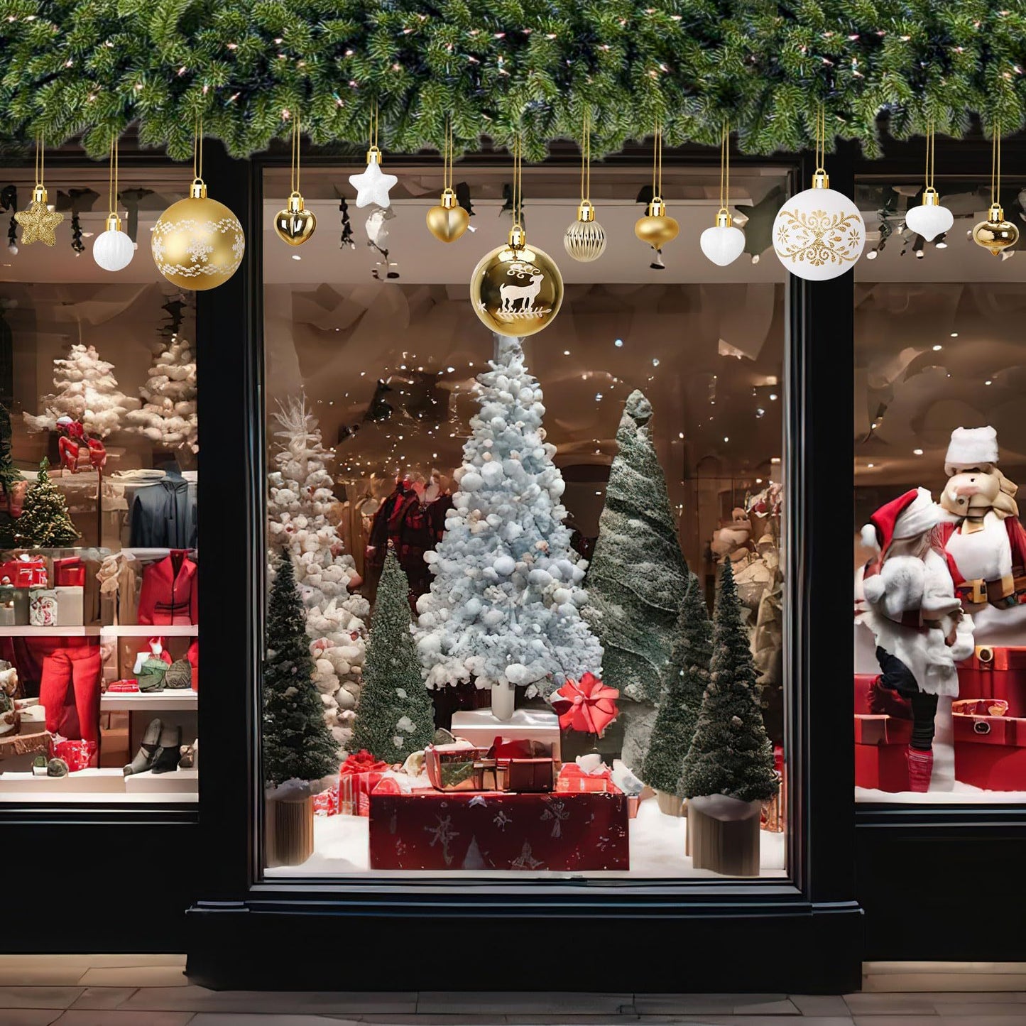 Christmas Ball Decorations Nordic 52PCS Christmas Tree Decorations