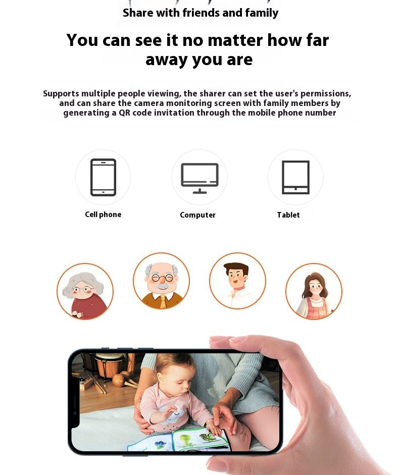 EZVIZ Indoor Security Cameras Wired Wifi CCTV with App Baby Monitor + Pet CCTV